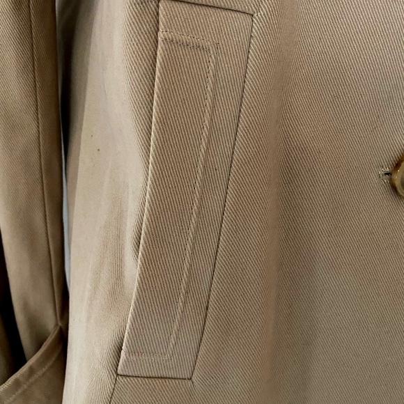 NEW YORK & COMPANY Coat Car Swing Retro Lined Tan Medium - Picture 7 of 12